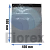 Kép 1/4 - Futártasak szürke színű, leragasztható 450x550 mm -