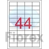 Kép 1/2 - Etikett, univerzális, 48,5x25,4 mm, eltávolítható, APLI, 4400 etikett/csomag