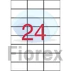 Kép 1/2 - Etikett, 70x37 mm, poliészter, időjárásálló, matt, APLI, áttetsző, 480 etikett/csomag