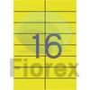 Kép 1/2 - Etikett, 105x37 mm, színes, APLI, sárga, 320 etikett/csomag