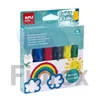 Kép 1/4 - Tempera készlet, ecsetvégű tubusban, APLI Kids "Paint&Fun", 6 különböző szín