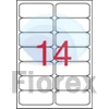 Kép 1/2 - Etikett, univerzális, 99,1x38,1 mm, kerekített sarkú, APLI, 1400 etikett/csomag