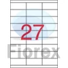 Kép 1/2 - Etikett, univerzális, 70x30 mm, APLI, 2700 etikett/csomag