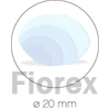Kép 2/2 - Etikett, 20mm kör, kézzel írható, tekercsben, színes, APLI, piros 1700 etikett/csomag