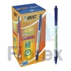 Kép 1/2 - Golyóstoll, 0,32 mm, nyomógombos, BIC "Clic Stic ecolutions", kék