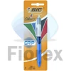 Kép 1/4 - Golyóstoll, 0,32 mm, nyomógombos, négyszínű, BIC "4 Colours Grip Original"