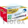 Kép 1/2 - Flipchart- és táblamarker, 1,1-5,6 mm, vágott, BIC "Velleda ecolutions", piros