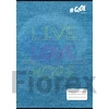 Kép 1/2 - Füzet, tűzött, A4, kockás, 32 lap, COOL BY VICTORIA, "Live-love-hope", "87-32"