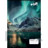 Kép 1/2 - Füzet, tűzött, A4, kockás, 32 lap, COOL BY VICTORIA, "Aurora borealis", "87-32"