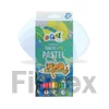Kép 1/5 - Színes ceruza készlet, kerek, COOL BY VICTORIA "Pastel", 12 pasztell szín