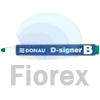 Kép 2/3 - Táblamarker, 2-4 mm, kúpos, DONAU "D-signer B", zöld
