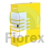 Kép 1/2 - Archiválódoboz, A4, 100 mm, karton, DONAU, citromsárga