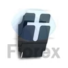 Kép 1/3 - Prospektustartó, fali, álló, A4, DURABLE "FLEXIPLUS 2", fekete