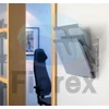 Kép 3/3 - Prospektustartó, fali, fekvő, A4, DURABLE "FLEXIPLUS 2", áttetsző