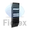 Kép 2/3 - Prospektustartó, fali, fekvő, A4, DURABLE "FLEXIBOXX 12", fekete