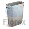 Kép 6/8 - Szemetes, 60 l, műanyag, DURABLE "DURABIN ECO", szürke