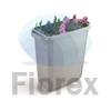 Kép 8/8 - Szemetes, 60 l, műanyag, DURABLE "DURABIN ECO", szürke