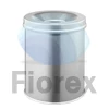 Kép 1/2 - Tűzálló szemetes, fém, kerek, DURABLE "Safe", ezüst