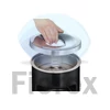 Kép 2/3 - Tűzálló szemetes, kerek, hamutartóval, DURABLE "Safe", fekete