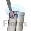 Kép 4/8 - Szemetes, 21 l, szenzoros tetővel, DURABLE "NO TOUCH", ezüst