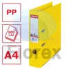 Kép 2/8 - Iratrendező, 75 mm, A4, PP, élvédő sínnel, ESSELTE "Standard", Vivida sárga
