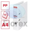 Kép 2/8 - Iratrendező, 75 mm, A4, PP, élvédő sínnel, ESSELTE "Standard", Vivida fehér