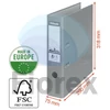 Kép 4/8 - Iratrendező, 75 mm, A4, PP, élvédő sínnel, ESSELTE "Standard", narancssárga