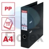 Kép 2/8 - Iratrendező, 75 mm, A4, PP, élvédő sínnel, ESSELTE "Standard", Vivida fekete