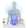 Kép 3/5 - Papírkosár, 15 l, PP, EXACOMPTA "Linicolor", jégkék