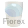Kép 2/4 - Papírkosár, 15 l, PP, EXACOMPTA "Office", matt fehér