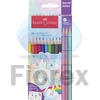 Kép 1/4 - Színes ceruza készlet, hatszögletű, FABER-CASTELL"Unikornis" 10+3 különböző szín