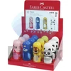 Kép 1/2 - Hegyező, egylyukú, tartályos, radírral, display, FABER-CASTELL