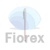 Kép 2/2 - Golyóstoll, 0,25 mm, kupakos, FLEXOFFICE "FO-061 Eco Style", kék
