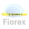 Kép 2/3 - Szövegkiemelő, 1,0/4,0 mm, kétvégű, FLEXOFFICE "HL01", sárga