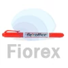 Kép 2/2 - Alkoholos marker, 0,4/1,0 mm, kúpos, kétvégű, FLEXOFFICE "PM01", piros