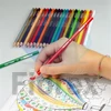 Kép 3/3 - Színes ceruza készlet, háromszögletű, KORES "Triangular", 24 különböző szín