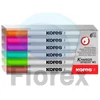 Kép 1/3 - Tábla- és flipchart marker készlet, 1-3 mm kúpos, KORES "K-Marker W1", 6 különböző szín