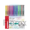 Kép 1/3 - Tűfilc készlet, 0,4 mm, KORES "K-Liner", 12 különböző szín