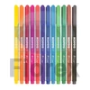 Kép 2/3 - Tűfilc készlet, 0,4 mm, KORES "K-Liner", 12 különböző szín