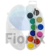 Kép 2/2 - Vízfesték, 12 darabos, 25 mm, ecsettel, KORES "Akuarellos Mini", pasztell színek