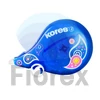 Kép 2/5 - Hibajavító roller, 4,2 mm x 8 m, KORES "Fantasy Scooter, Paisley", vegyes színek - 8méter