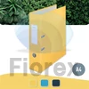 Kép 2/6 - Iratrendező, 80 mm, A4, karton, 180°, LEITZ "Cosy Soft Touch", melegsárga