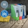 Kép 3/4 - Iratpapucs, műanyag, 78 mm, LEITZ "Recycle", piros
