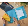 Kép 5/5 - Gumis mappa, extra tasakkal, PP, A4, LEITZ "Cosy", nyugodtkék