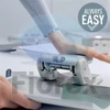 Kép 3/8 - Lyukasztó, nagyteljesítményű, kétlyukú, 65 lap, LEITZ "5180", ezüst
