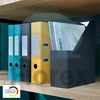 Kép 3/3 - Iratpapucs, PP/karton, 95mm, LEITZ "Cosy Click&Store", bársonyszürke