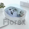 Kép 4/5 - Ragasztószalag-adagoló, asztali, feltöltött, LEITZ "Wow", fehér-szürke