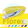 Kép 2/8 - Tűzőgép, mini, No. 10, 10 lap, fém, LEITZ  Nexxt Wow", sárga