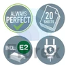 Kép 5/7 - Tűzőgép, elektromos, 24/6, 20 lap, LEITZ "Nexxt 5533", fekete