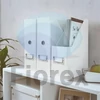 Kép 3/5 - Iratpapucs, PP/karton, 95 mm, LEITZ "Click&Store", fehér